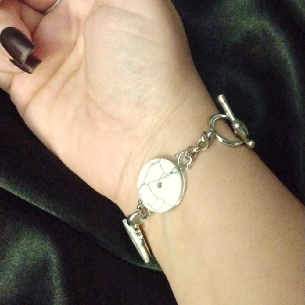 Crackled Stone Bracelet